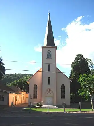 Lutherse kerk in de gemeente Riozinho