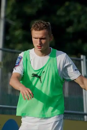 Johansson in 2014 als speler van Malmö FF