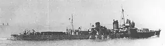 De Murasame in 1937