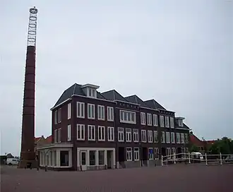 Nieuwbouwwoningen op de plaats van de voorzijde van de fabriek (2008)