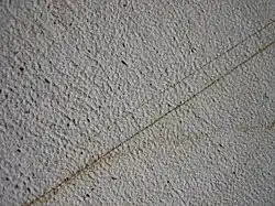 Gebouchardeerde zandsteen