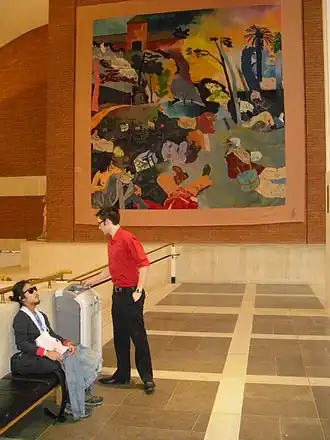 Werk van R.B. Kitaj in de British Library