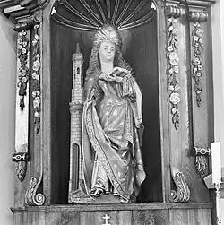 Sint-Barbara, parochiekerk Scheulder