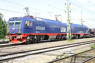 locomotief 110 en 109 te Gällivare