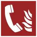 F006 – Brandalarm telefoon