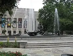 Fontein voor het Indiana University Auditorium