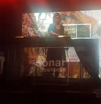 Ida Engberg bij Sonar Stockholm 2016.