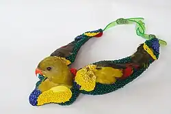 Vogelcollier Karel Appel, onderdeel van sieraadcollectie MAD Museum New York.