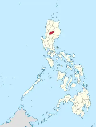 Locatie van Ifugao in de Filipijnen