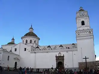 Militaire kathedrale basiliek Nuestra Señora de la Merced in Quito in 2009