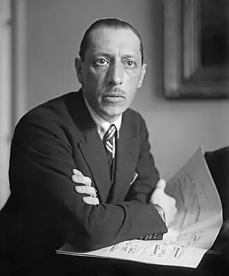 Igor Stravinsky met partituur