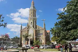 Katholieke kerk São João Batista in het centrum van de gelijknamige gemeente