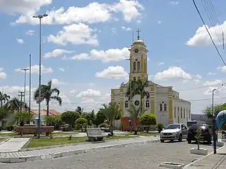 Katholieke kerk Nossa Senhora da Conceição in het centrum van São Mamede