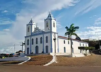 Katholieke kerk Nossa Senhora do Bom Conselho in het centrum van Cícero Dantas