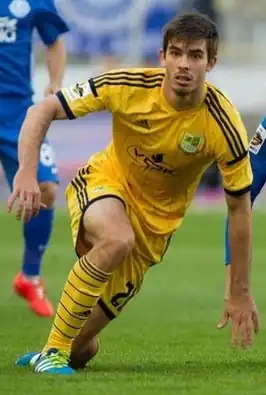 Charatin in 2016 als speler van Metalist Charkiv