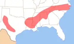 Binnen het rode gebied treedt de fill-feel-merger op