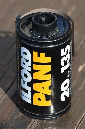 Ilford PAN F zwart-wit-rolfilm