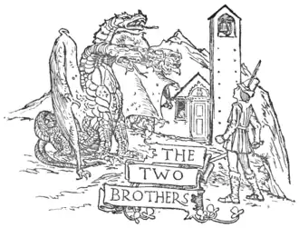 Titelpagina uit Grimm's Household Tales, 1912