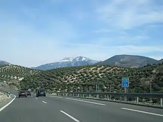 A-44 in de provincie Jaén
