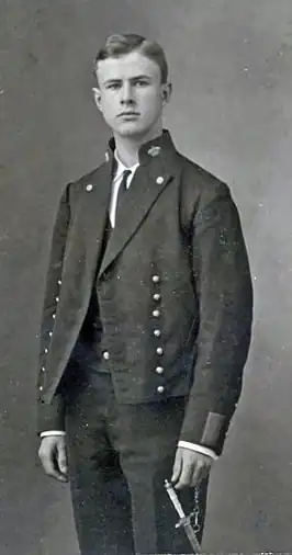 Iman Jacob van den Bosch als adelborst