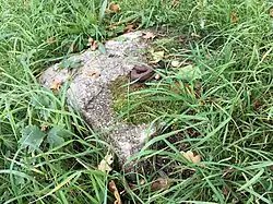 Tuifundering behorende bij zendmast van dichtbij