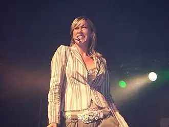 In-Grid, op 2 augustus 2007, tijdens een optreden in Polen