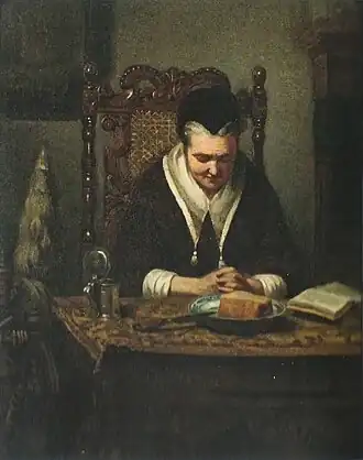 "In gebed" door Anna Maria Immerzeel