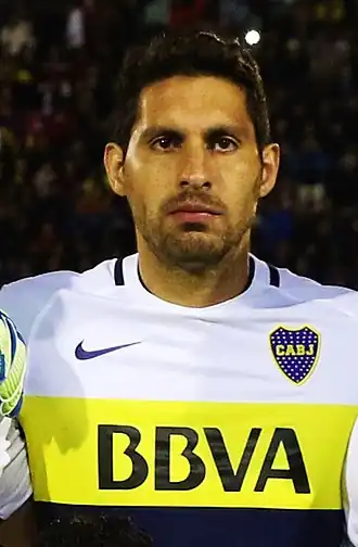 Insaurralde in 2016 als speler van Boca Juniors