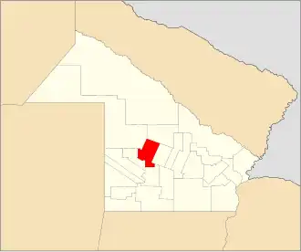 Kaart van departement