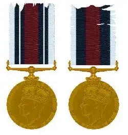Medailles voor dapperheid en verdienste