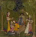 Krishna en de meisjes