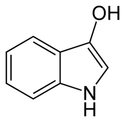 Structuurformule van indoxyl