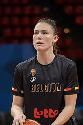 Joris tijdens het EK basketbal vrouwen 2025