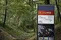 Informatiebord over de Limes in het Louisedal bij de Postweg, een deel van een Romeins aquaduct