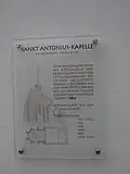 Infotafel van de St. Antoniuskapel