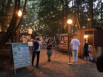 Ingang Amsterdams Bostheater