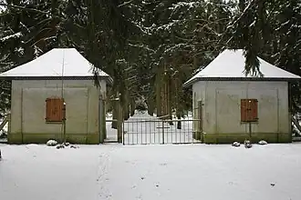 Ingang van de begraafplaats