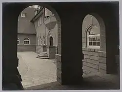 Zicht op entree, voor 1950