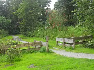 Ingang van het park (2011).