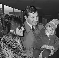 Aankomst in 1968 op Schiphol (voor Ajax)