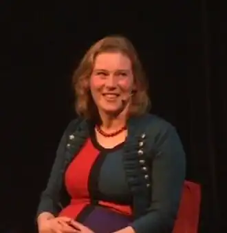 Inge Loes ten Kate geïnterviewd op een Kenniscafé in de Balie op 17 maart 2014