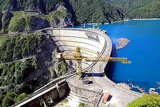 Dzjvari was centrum voor de bouw van de Engoeridam