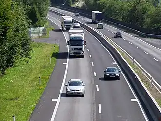 De Innkreis Autobahn bij Pichl bei Wels