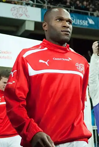 Emeghara in 2012 als speler van Zwitserland