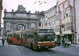 Trolleybus van Innsbruck