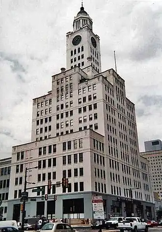 Het hoofdkantoor tussen 1924 en 2011