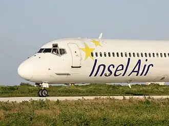 Een MD-80 van Insel Air