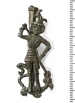 Insigne van schuttersgilde met Sint-Joris en de draak