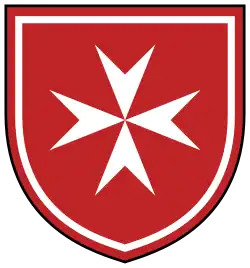 Embleem van de Orde met het Maltezer kruis