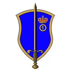 Embleem Gemotoriseerde brigade
